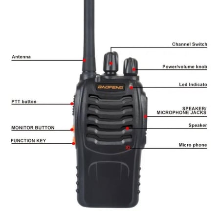 اجهزة لاسلكي بوفينج BAOFENG BF-888H