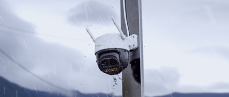 كاميرات مراقبة منزلية مع حماية IP66 ضد الماء والغبار