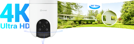 كاميرا مراقبة ezviz بتصميم متين وأنيق