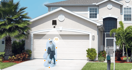 كاميرا مراقبة خارجية 4G تتميز بدقة 2K عالية