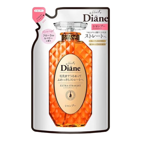 مغلف إعادة تعبئة شامبو ديان إكسترا ستريت للشعر المجعد 330 مل