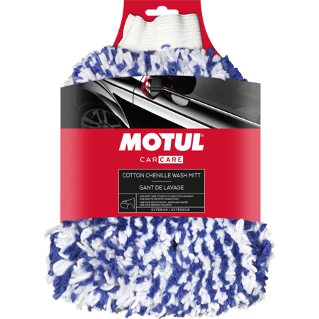 قفاز الغسيل قطن الشانيل من موتول |  MOTUL CHENILLE MICROFIBRE WASH MITT