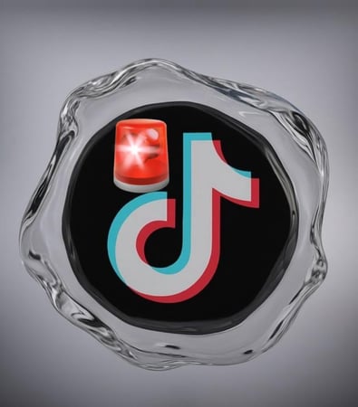 بلاغ على حساب تيك حقيقي