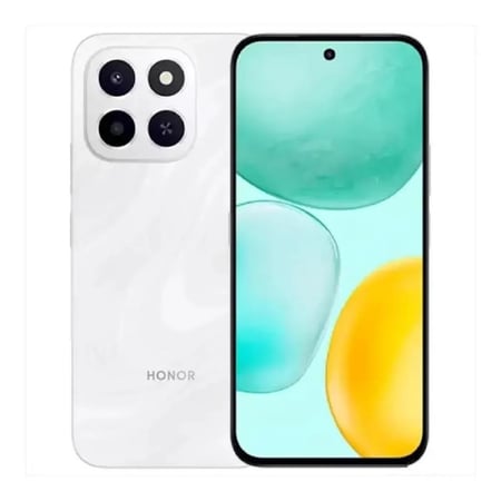 هونر X6C ثنائي الشريحة، ذاكرة 256 جيجابايت، رام 6 جيجابايت، ويدعم تقنية 4G - الابيض