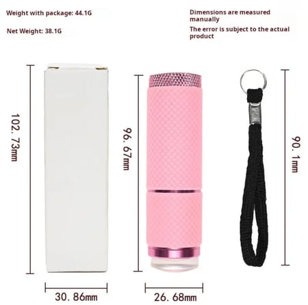 مصباح يدوي LED صغير من جيه تينج، 4 قطع مصباح يدوي صغير من الالومنيوم مع سلك للتخييم مع 12 بطارية للتخييم والمشي لمسافات طويلة والتسلق وحالات الطوارئ