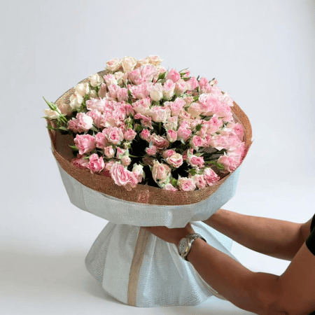 بوكيه ورد البيبي روز