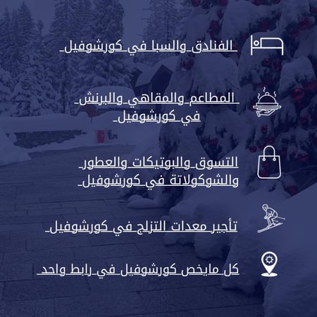 خريطة كورشوفيل السياحية |  Courchevel map