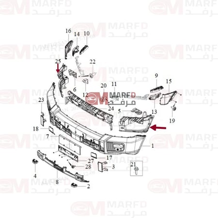 قاعدة صدام امامي يسار جيتور T2