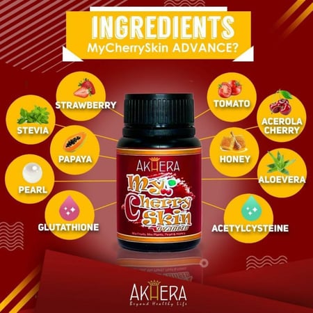 علبه واحده بودره Akhera My Cherry Skin