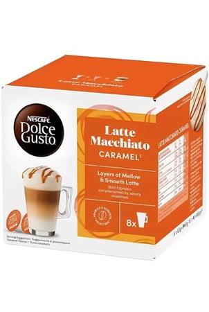 كبسولات دولتشي قوستو لاتيه كراميل