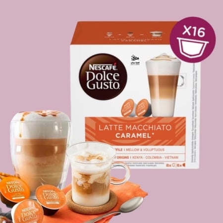 كبسولات دولتشي قوستو لاتيه كراميل