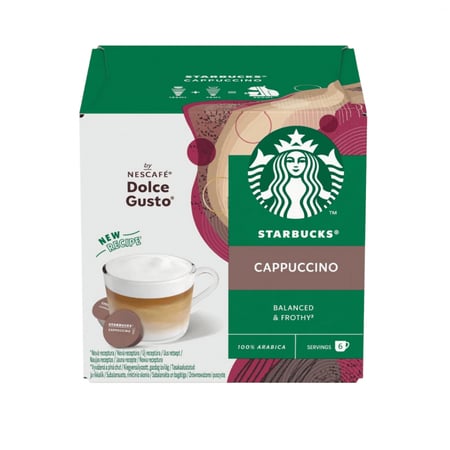 كبسولات دولتشي ستاربكس كابتشينو