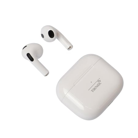 سماعات تيكنال TIKNAL AIR PODS 4 إيربودز 4 مع غلاف و كيبل شحن