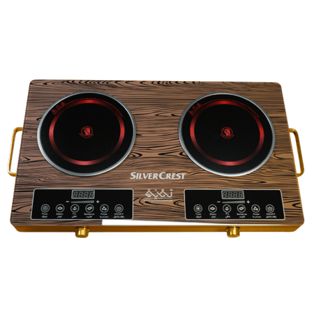 موقد غاز كهربائي سيلفر كريست مزدوج بالأشعة تحت الحمراء SILVER CREST