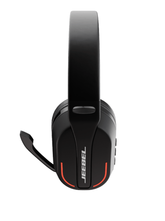 سماعة رأس لاسلكية سوداء اللون للألعاب SPX جيبل JEEBEL