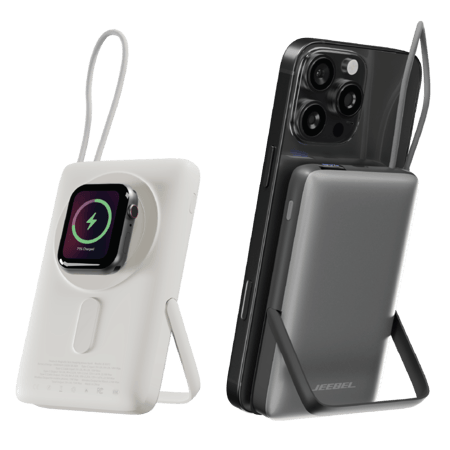 باور بانك MAGSAFE Jeebel مغناطيسي لاسلكي مع كابل USB-C مدمج