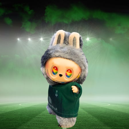 لابوبو يرتدي تيشيرت نادي الأهلي السعودي