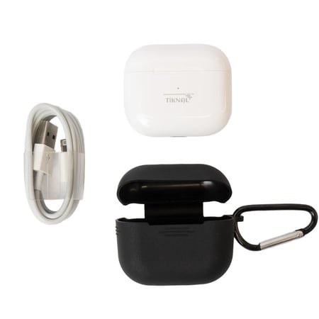 علبة سماعات تيكنال TIKNAL AIR PODS 4 إيربودز 4 مع غلاف و كيبل شحن