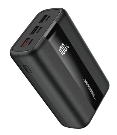 باور بانك جيبل JEEBEL 30 الف ملي امبير بفتحات متعددة وشاشة عرض رقمية