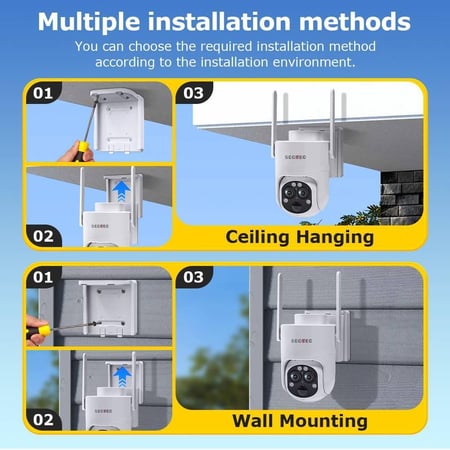 كاميرا خارجية بالطاقة الشمسية 4G ST-627-6M-12X