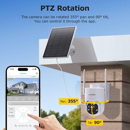 كاميرا خارجية بالطاقة الشمسية 4G ST-627-6M-12X