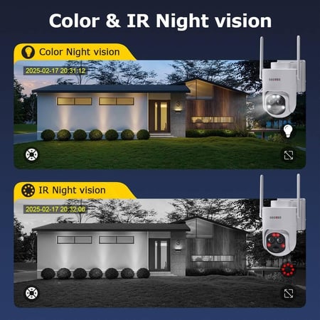 كاميرا خارجية بالطاقة الشمسية 4G ST-627-6M-12X