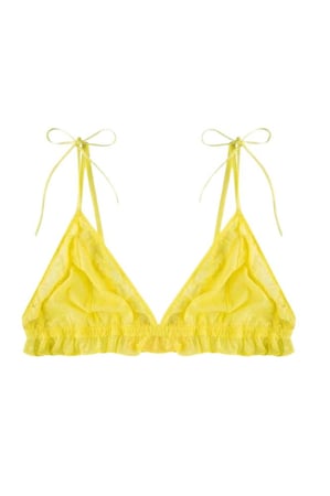 حمالة صدر موس أصفر دانتيل ناعمة Fifth Sense lingerie تركي أصلي