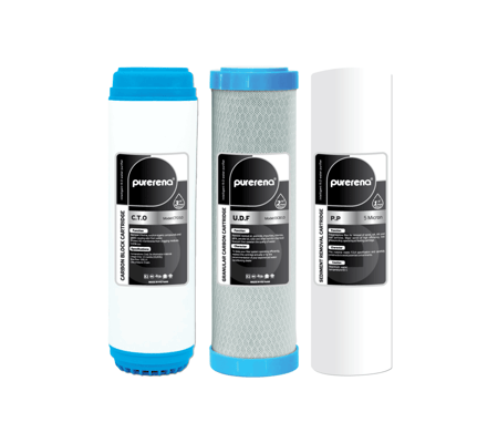 طقم فلاتر فيتنامي 3 مراحل (غيار 6 أشهر)