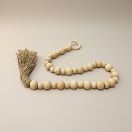 سبحة ديكور خشب