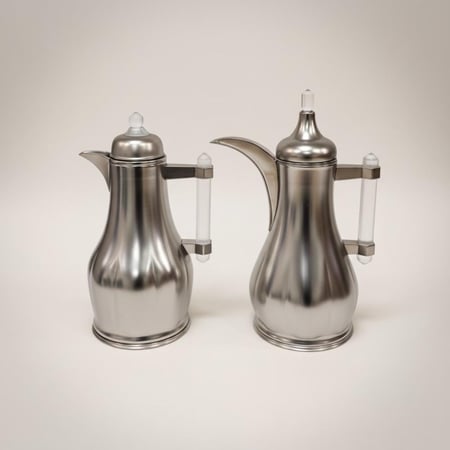 طقم ترامس اصايل بمقبض ثلجي مطفي 1 لتر