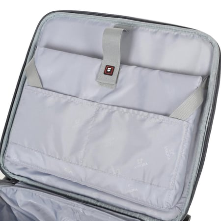 شنطة سفر رجال الاعمال المناسبة لكابينة الطائرة بهيكل ألومنيوم وجيب للكمبيوتر المحمول مقاس 16 انش - ماركة ASSODA