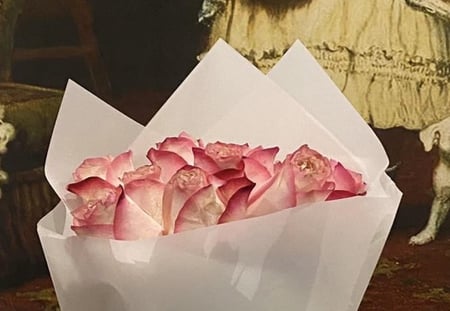 باقة ورد بنك