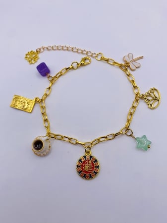 Golden Multi-charms Bracelet