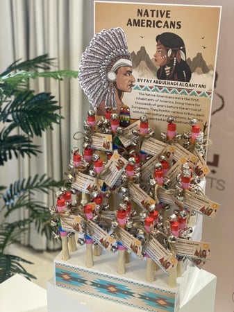 ستاند 24 حبه توزيعات الهنود الحمر