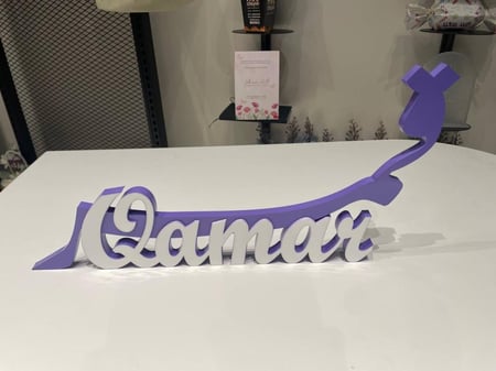 اسماء 3D خشب
