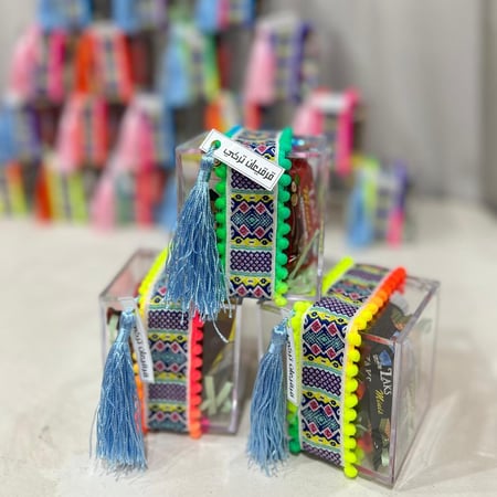 قرقيعان علب أكريلك