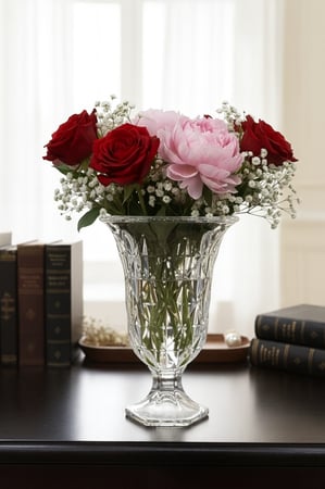 مزهرية كريستال فاخرة