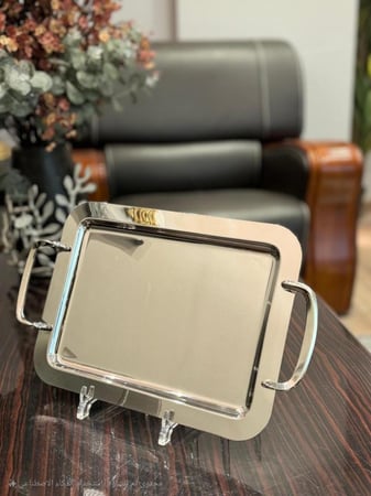 صواني تقديم ستانليس ستيل