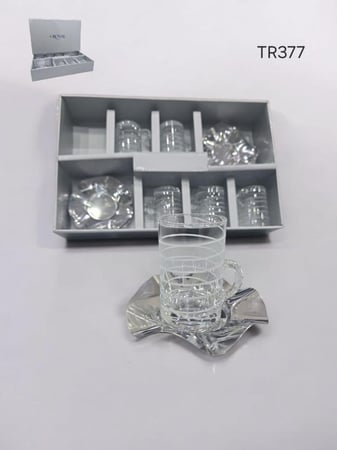 طقم بيالات تركي ١٢ قطعة