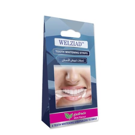 ويلازيد لصقات تبييض الاسنان بنكهة النعناع 3 قطع