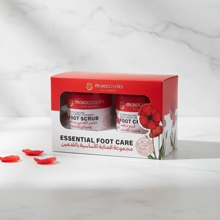 موروكو فاس مجموعه العناية الأساسية بالقدمين