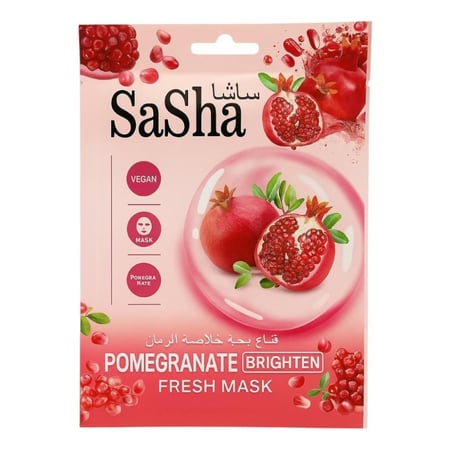 ساشا قناع وجه بخلاصة الرمان