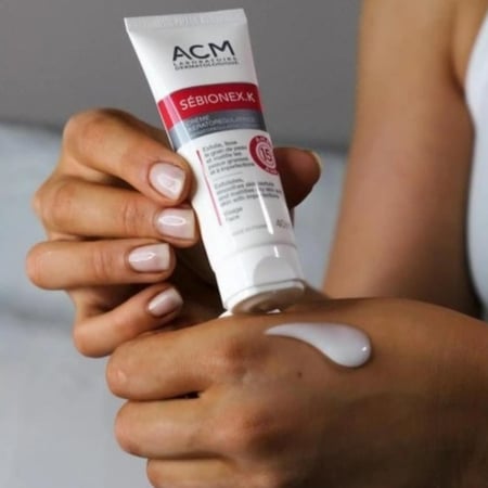 اي سى ام سيبيونيكس ك كريم التقشير للبشرة الدهنية 40 مل