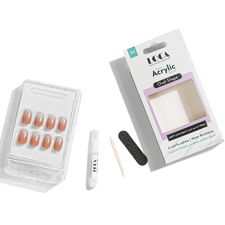 لوكا أظافر أكريليك بيضاوية الشكل أومبير A6