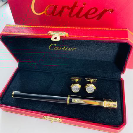 طقم قلم وكبك كارتير