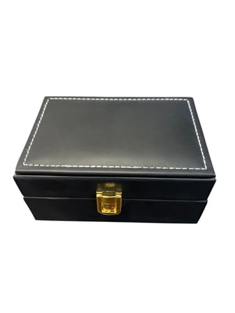 علبة جلد  مع أوقية عود + ربع تولة