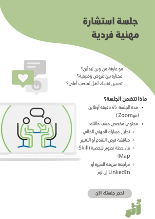 جلسة استشارة مهنية فردية