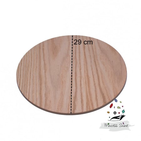 389 - لوح خشب للسكب دائري 29سم