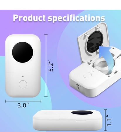 الطابعة الحرارية المتنقلة للملصقات