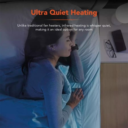دفاية مكتب صغيرة بالأشعة تحت الحمراء (تدفئة شخصية فورية وموفرة للطاقة)